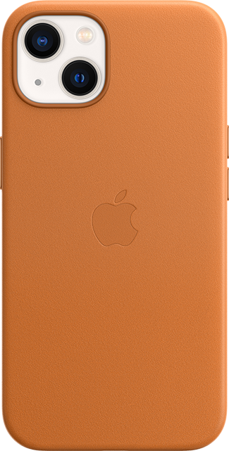 Apple Leather Case with MagSafe - iPhone 13 - Golden Brown
